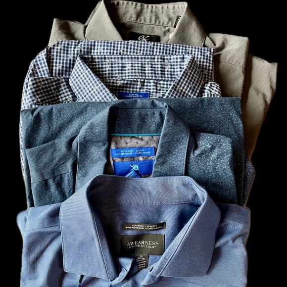 4 Mens Dress shirts - Picture 1 of 1